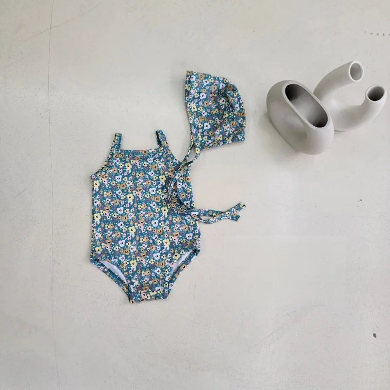 Baby Girl Swimwear Set – One-Piece with Sun Hat - Image 19