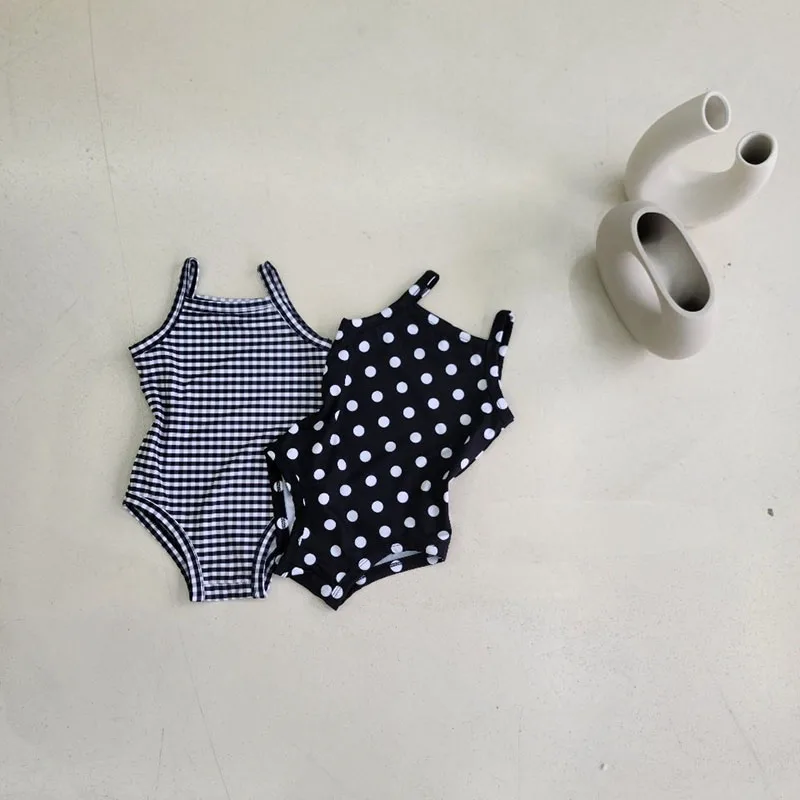 Baby Girl Swimwear Set – One-Piece with Sun Hat - Image 2