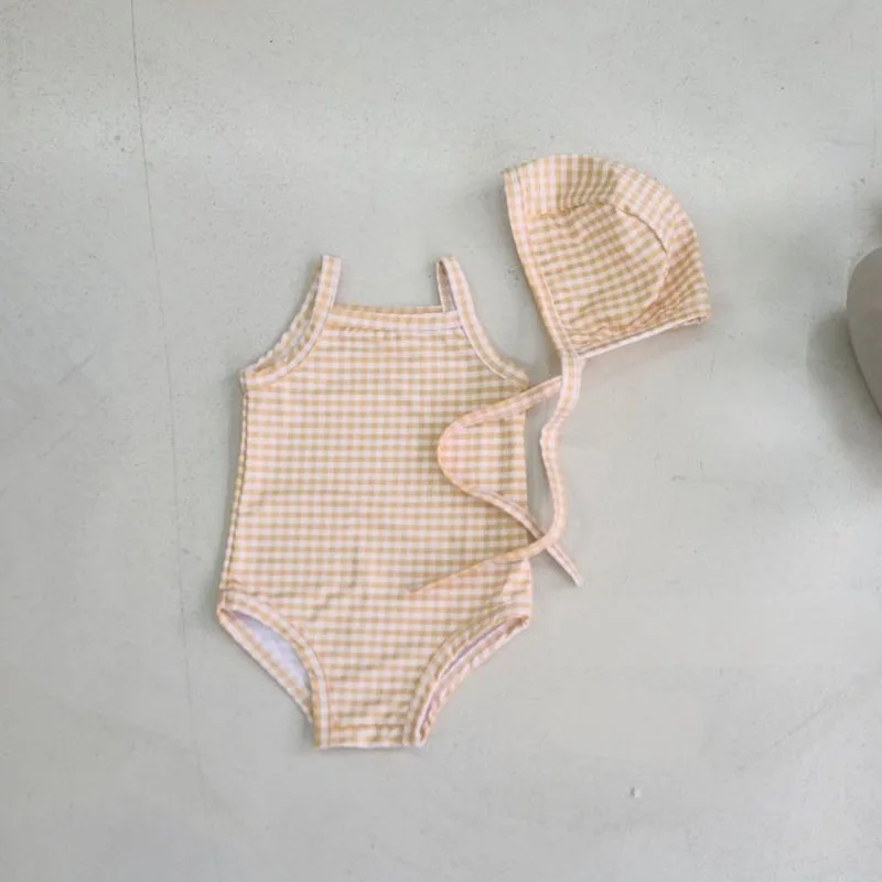 Baby Girl Swimwear Set – One-Piece with Sun Hat - Image 24