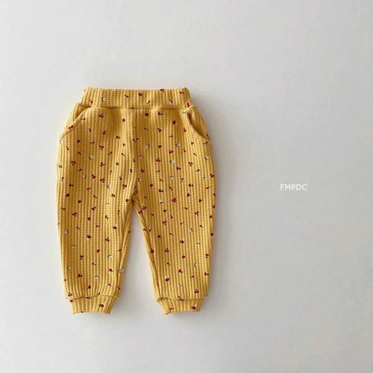 Baby Girl Waffle Cotton Set - Image 7