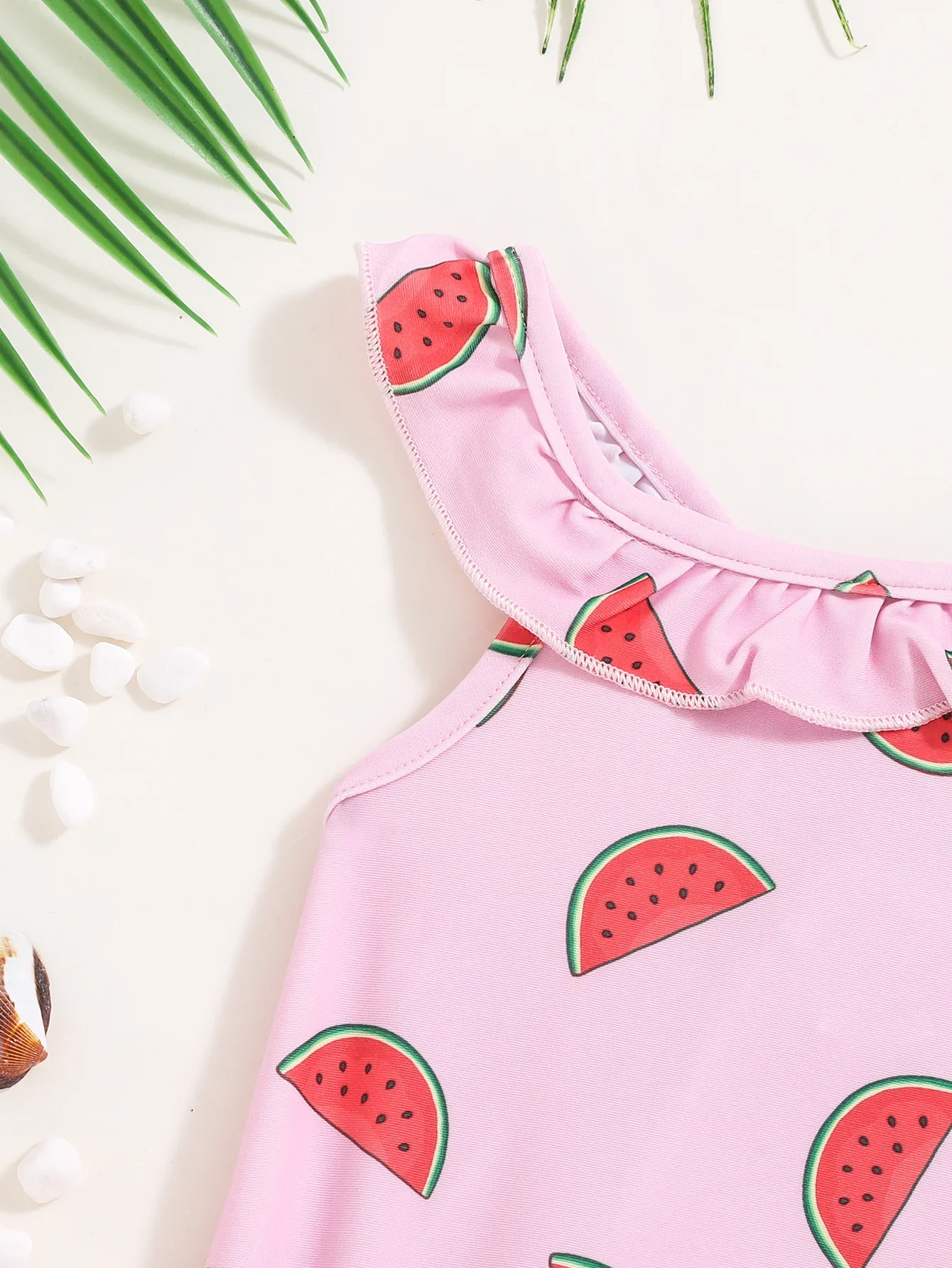 Baby Girl Watermelon Swimsuit – Cute One-Piece - Image 3