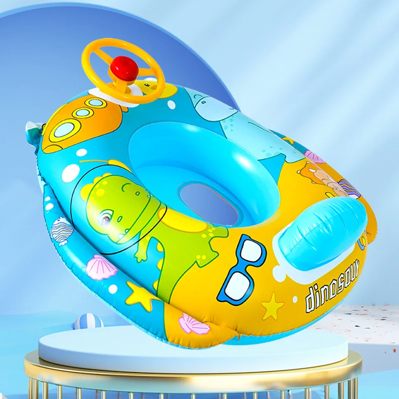 Baby Inflatable Swimming Ring – Cute Animal Steering Wheel - Image 19