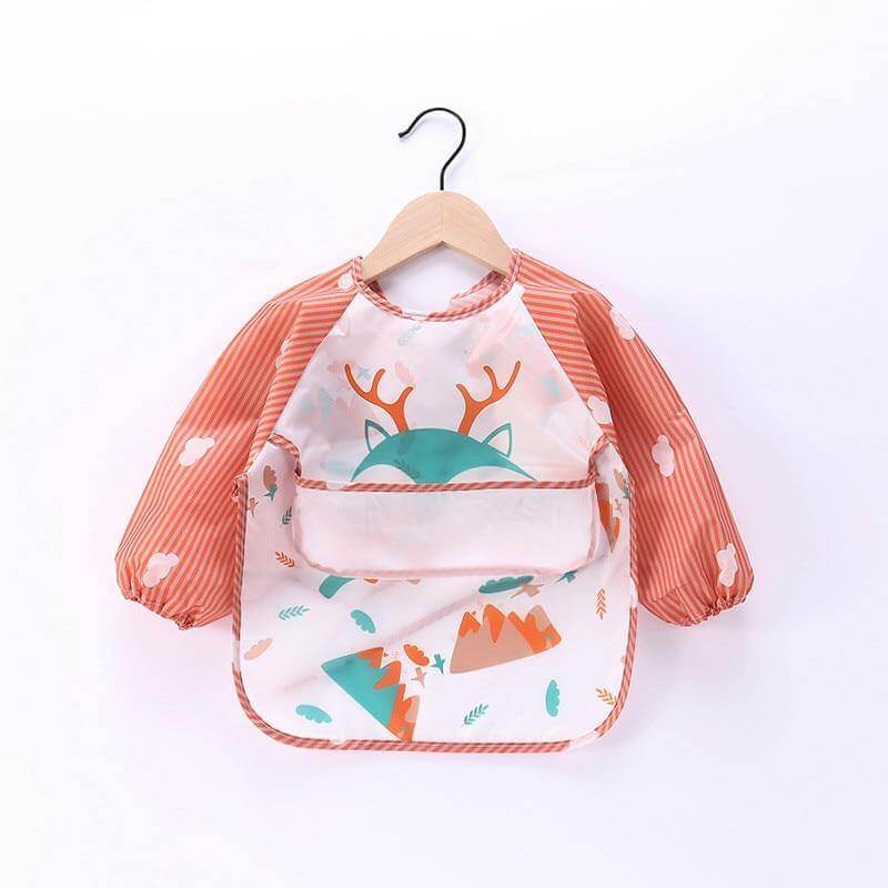 Baby Long Sleeve Waterproof Bib - Image 4