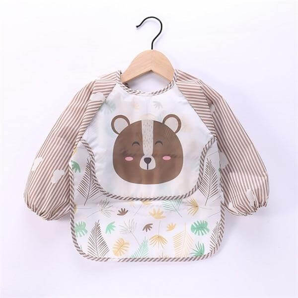 Baby Long Sleeve Waterproof Bib - Image 6