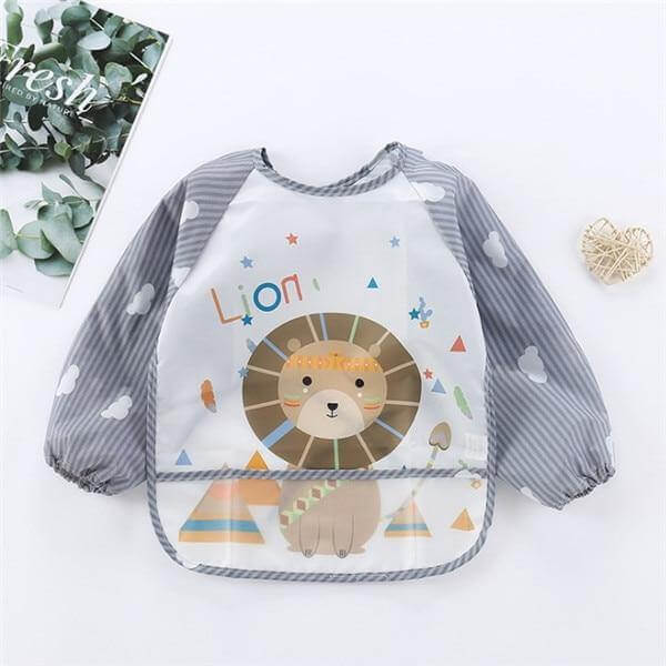 Baby Long Sleeve Waterproof Bib - Image 7