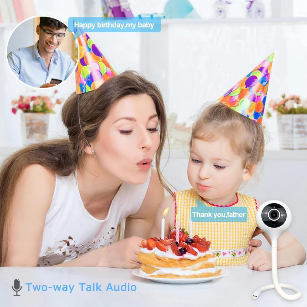 Baby Monitor Camera Detect Temperature & Humidity - Image 5