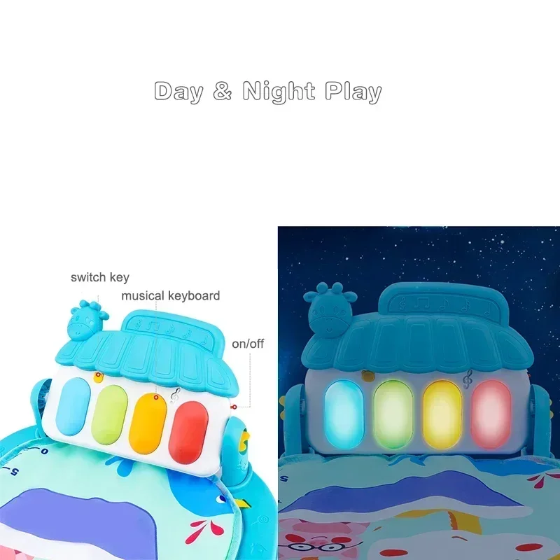 Baby Piano Gym Play Mat – Musical Crawl & Kick Activity - Image 4