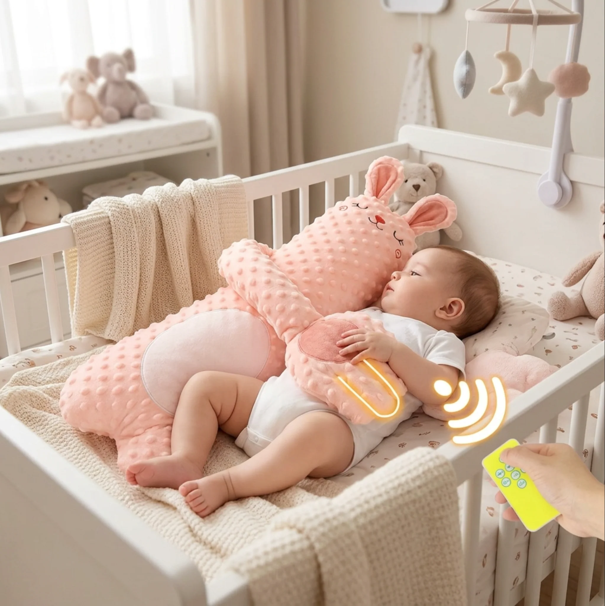 Baby Sleep Patting Pillow with Remote Control - Image 6