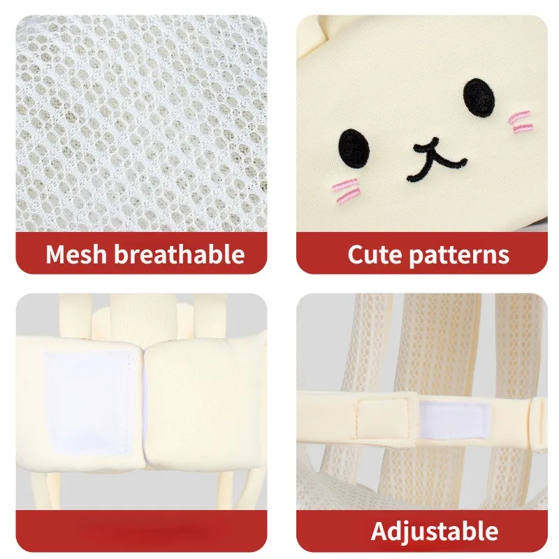 Baby Safety Helmet Bonnet – Breathable Head Guard - Image 3