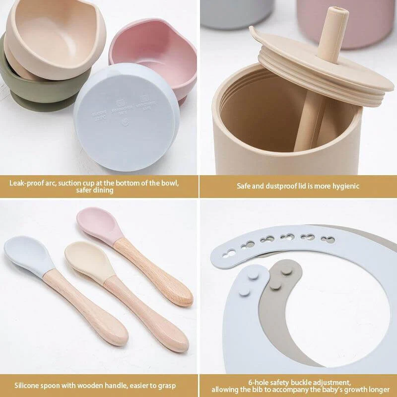 Baby Silicone Feeding Set - Image 7