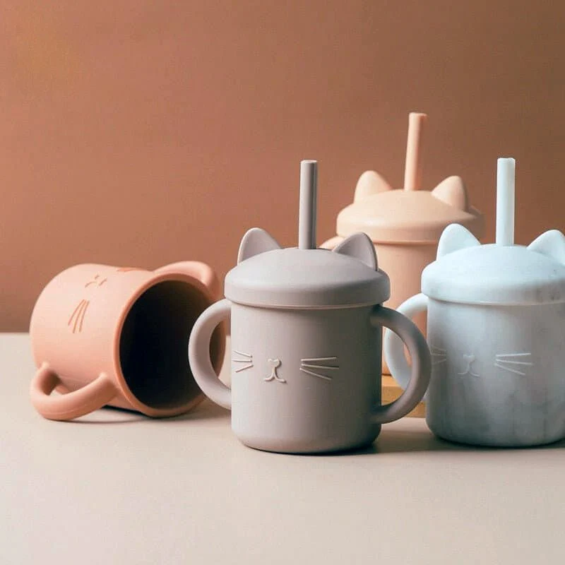 Baby Silicone Straw Cup - Image 11