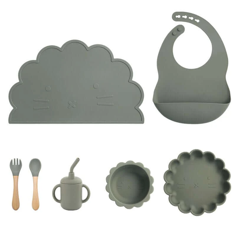 Baby Silicone Tableware Feeding Set - Image 3