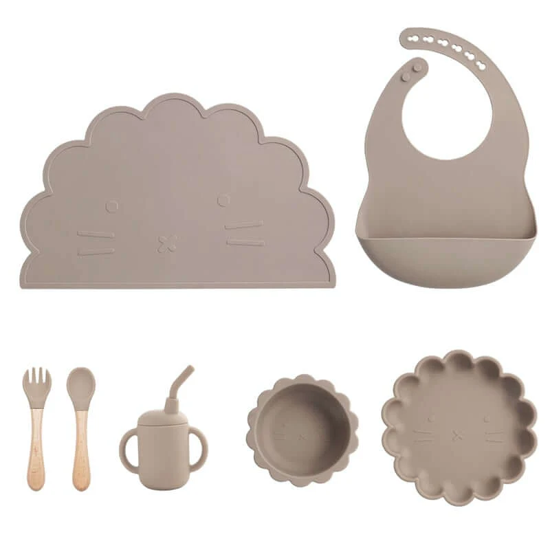 Baby Silicone Tableware Feeding Set - Image 4