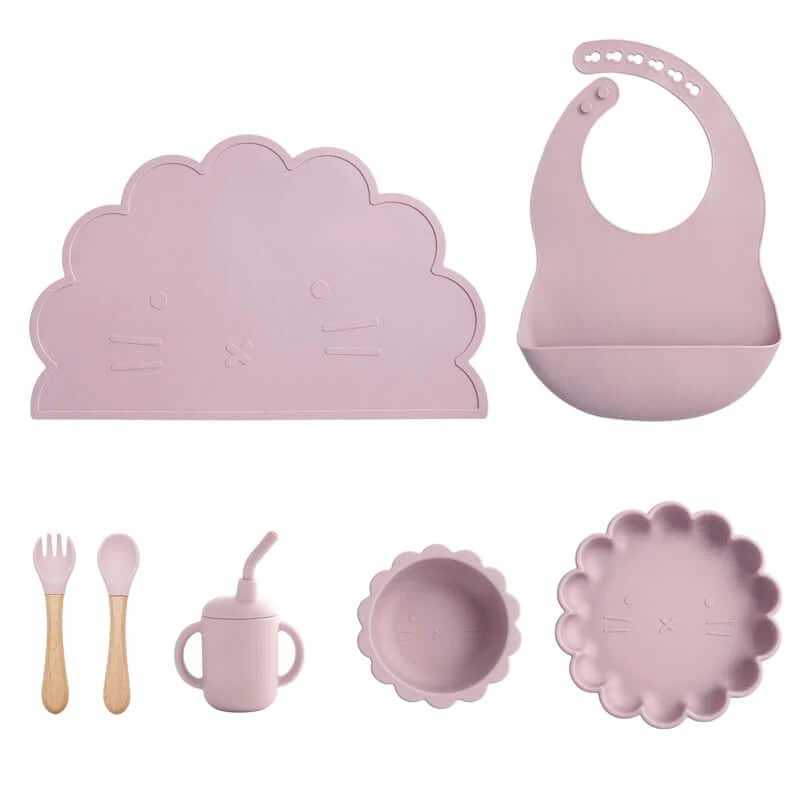 Baby Silicone Tableware Feeding Set - Image 5