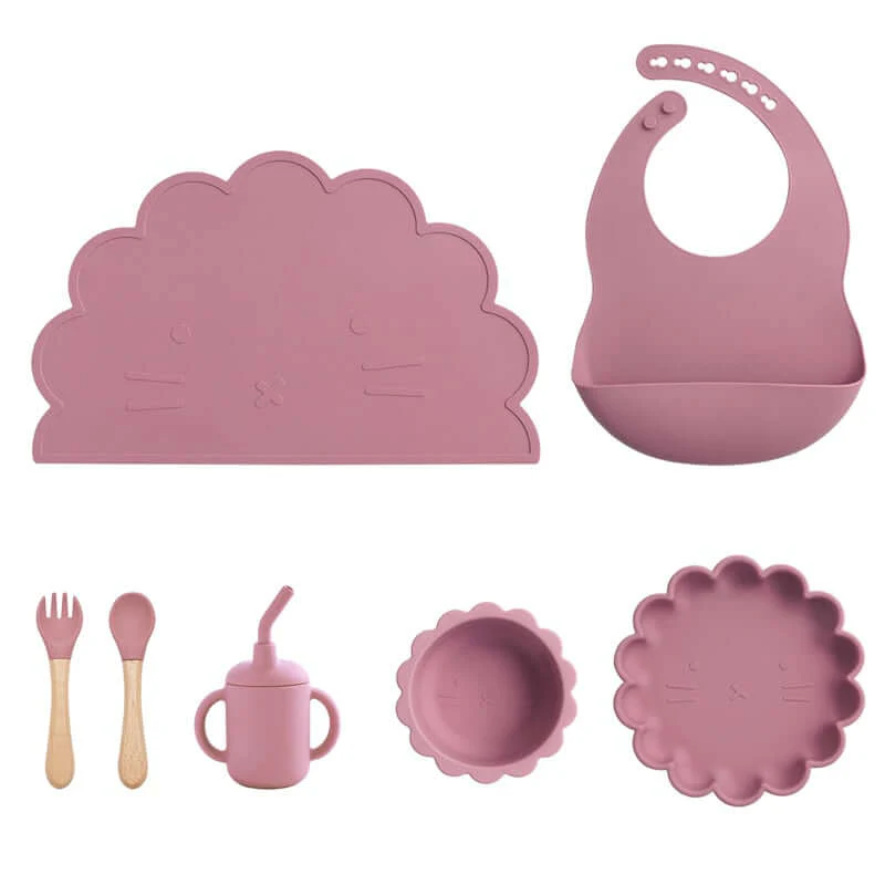 Baby Silicone Tableware Feeding Set - Image 7