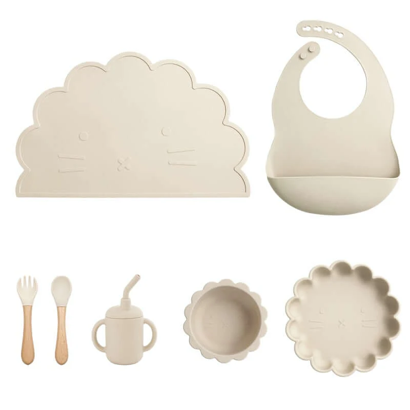 Baby Silicone Tableware Feeding Set - Image 8