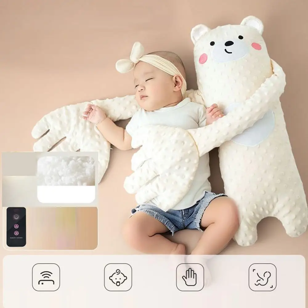 Soothing Bear Baby Sleep Pillow with Remote - Image 16