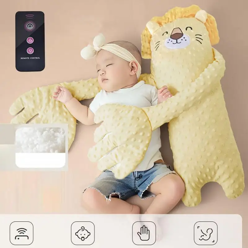 Soothing Bear Baby Sleep Pillow with Remote - Image 6