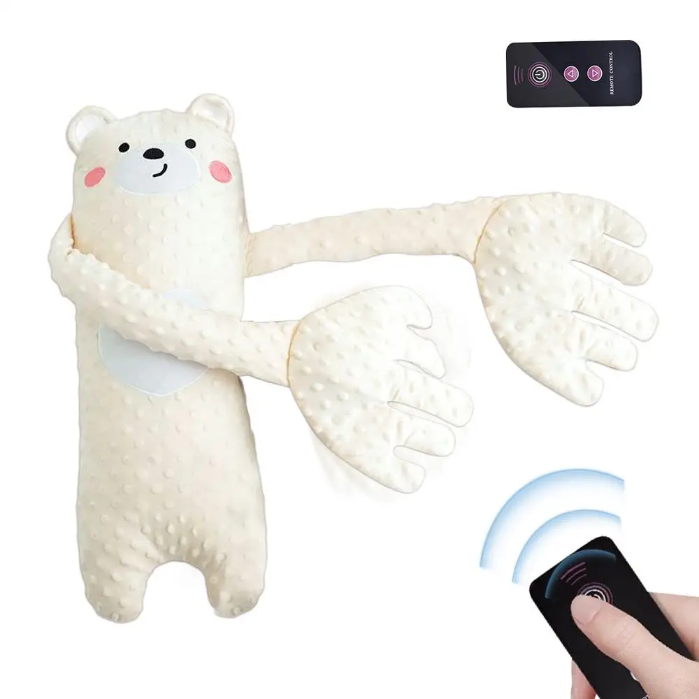 Soothing Bear Baby Sleep Pillow with Remote - Image 8