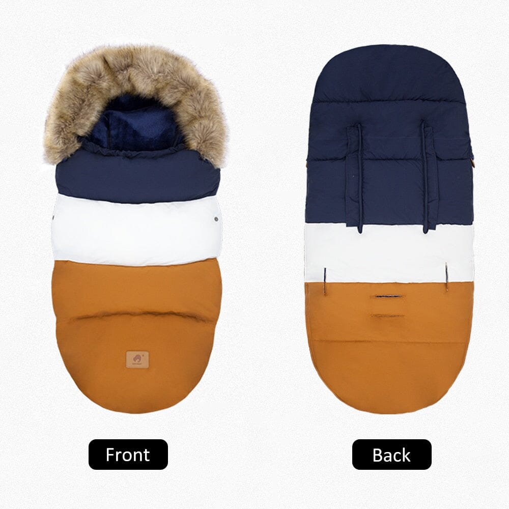 Baby Sleeping Removable Fur Collar Sleep Sack - Image 4