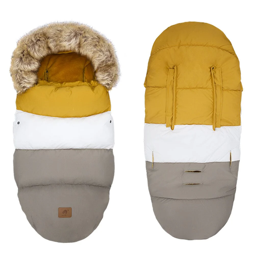 Baby Sleeping Removable Fur Collar Sleep Sack - Image 5
