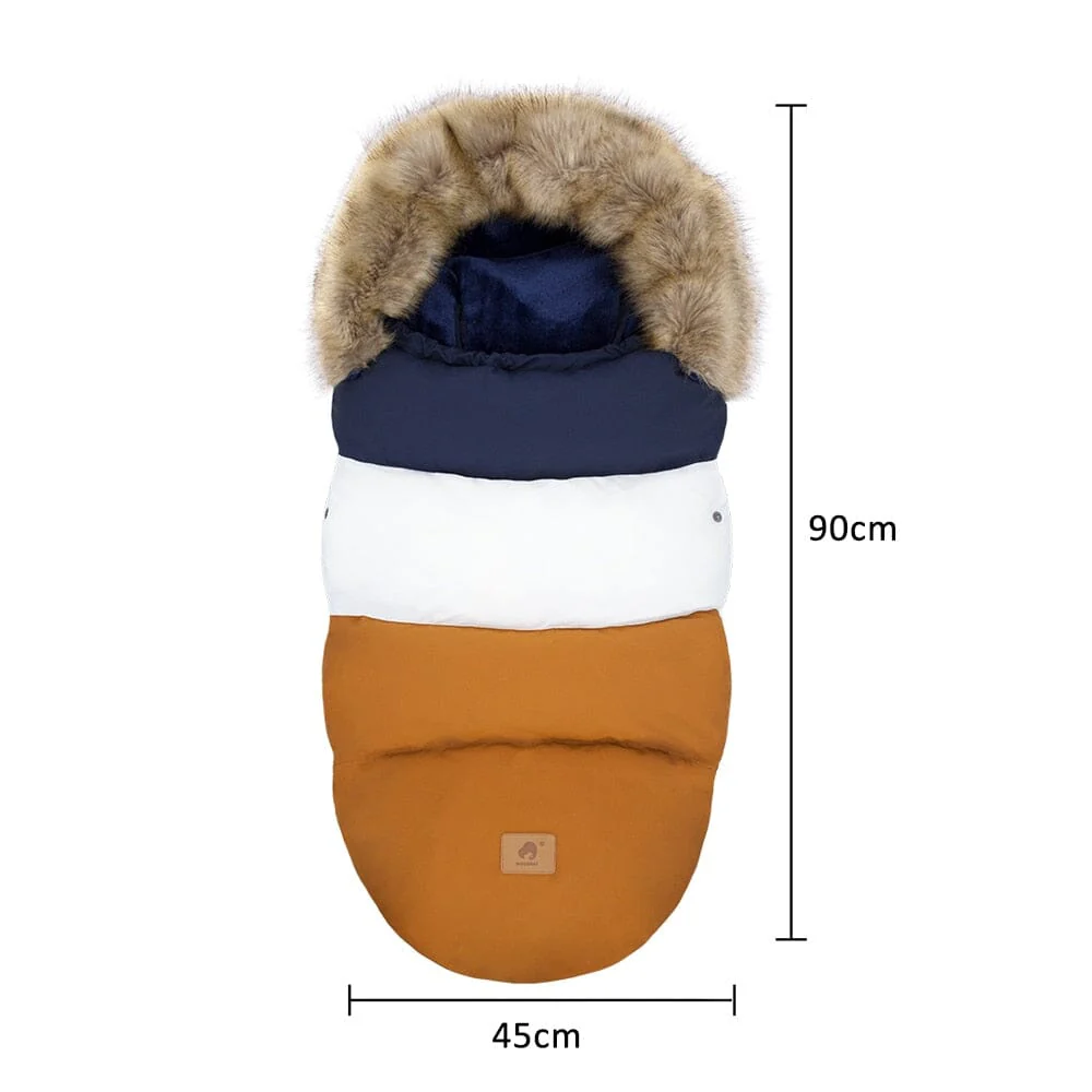 Baby Sleeping Removable Fur Collar Sleep Sack - Image 6