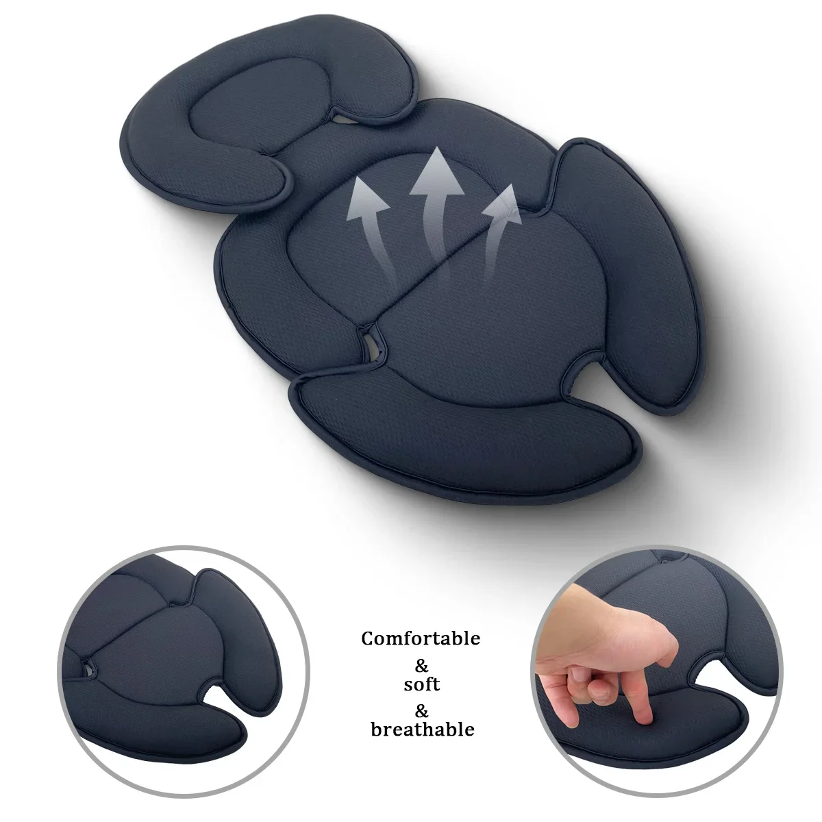 Baby Stroller Head Support Insert – Newborn Body Pillow - Image 2