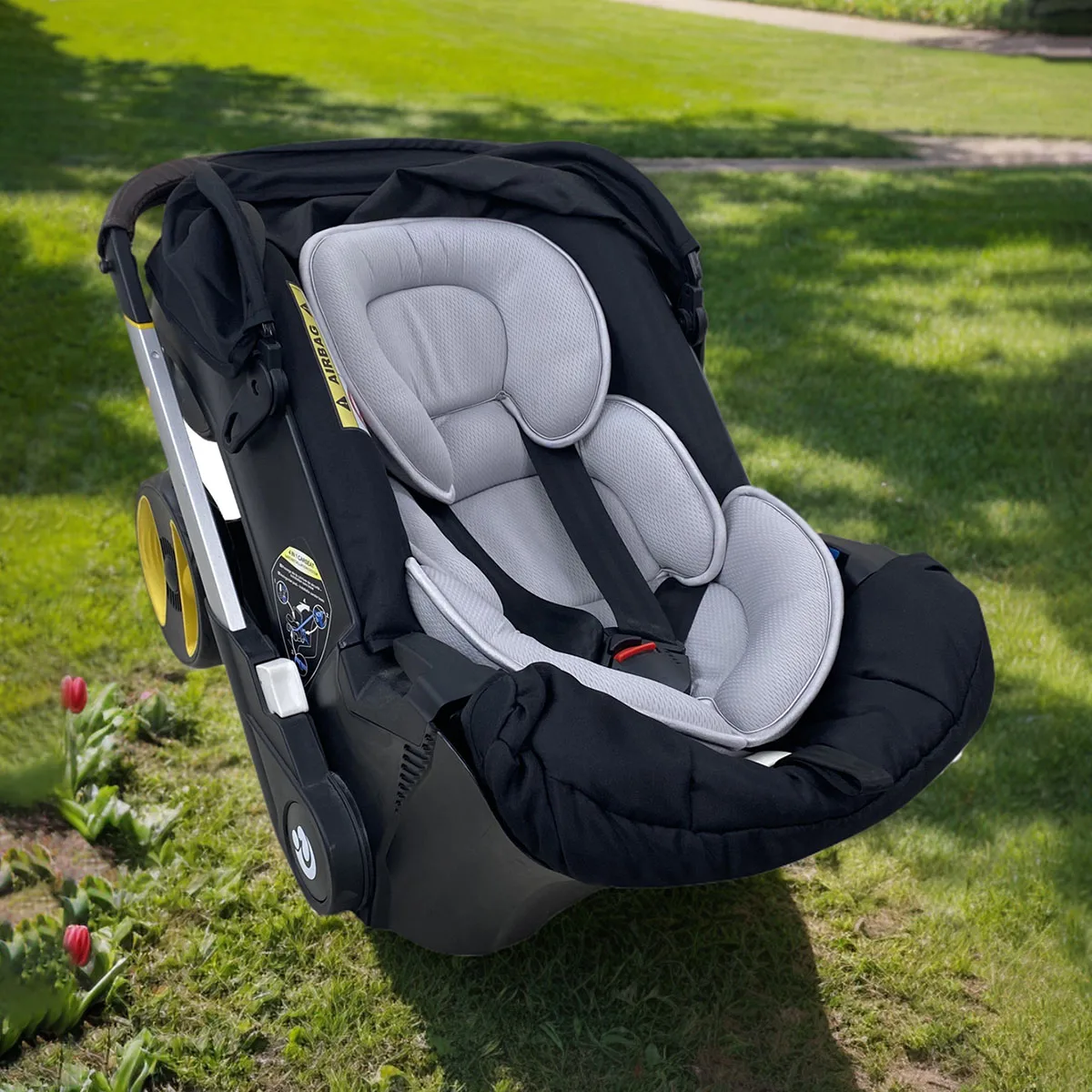 Baby Stroller Head Support Insert – Newborn Body Pillow - Image 3