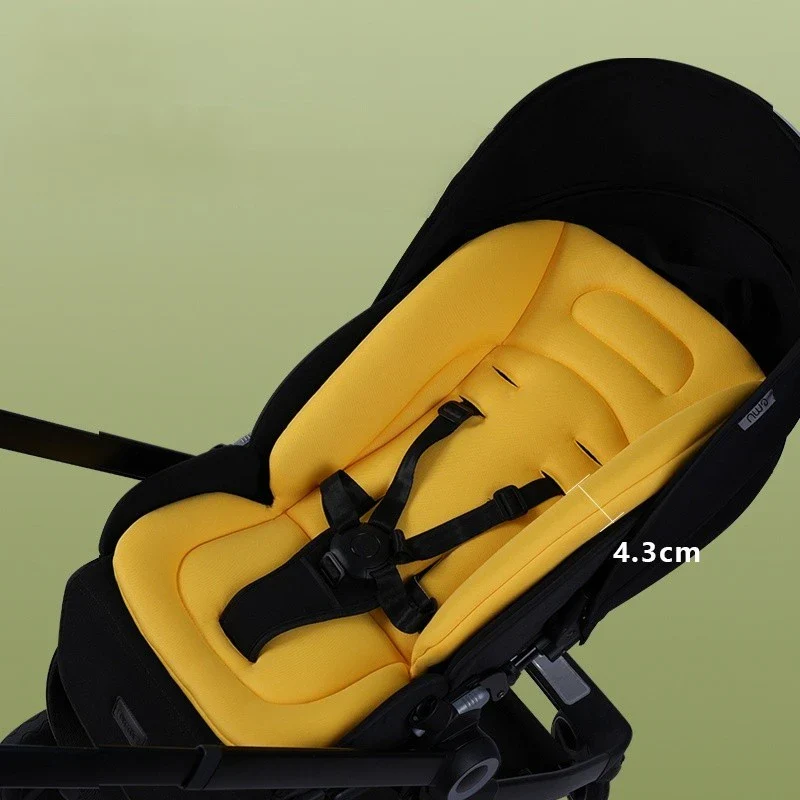 Baby Stroller Seat Mat – Universal Soft Cotton Cushion - Image 2