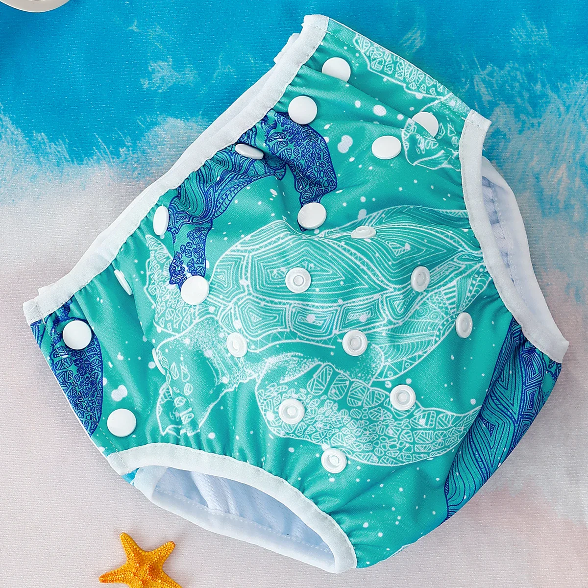 Baby Swim Diapers – Reusable Animal Prints - Image 10