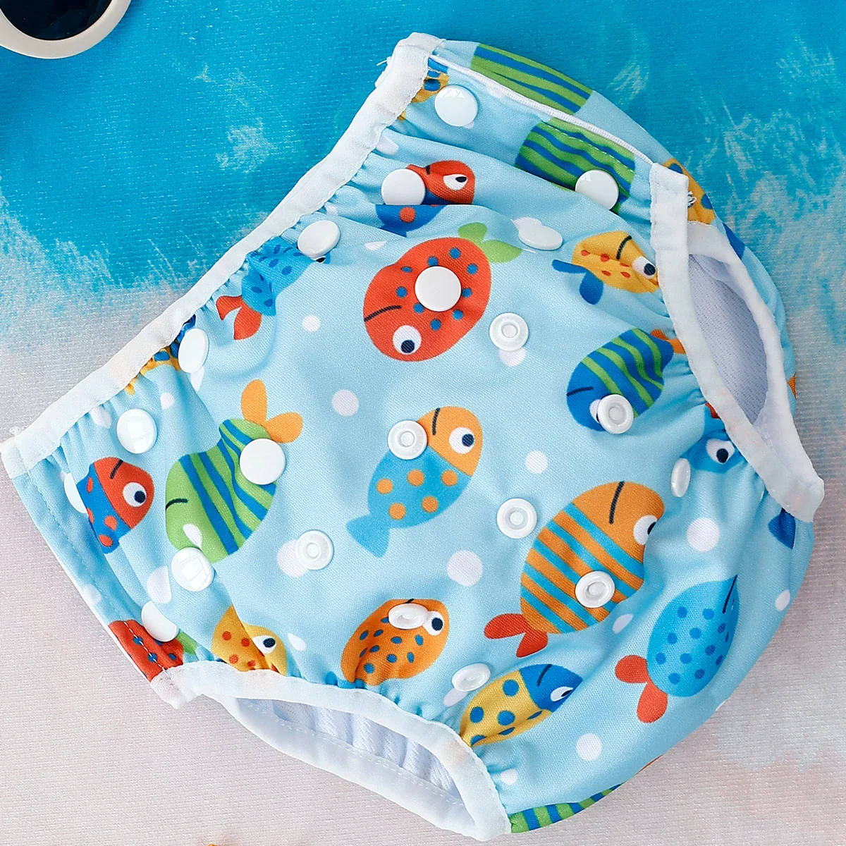 Baby Swim Diapers – Reusable Animal Prints - Image 11