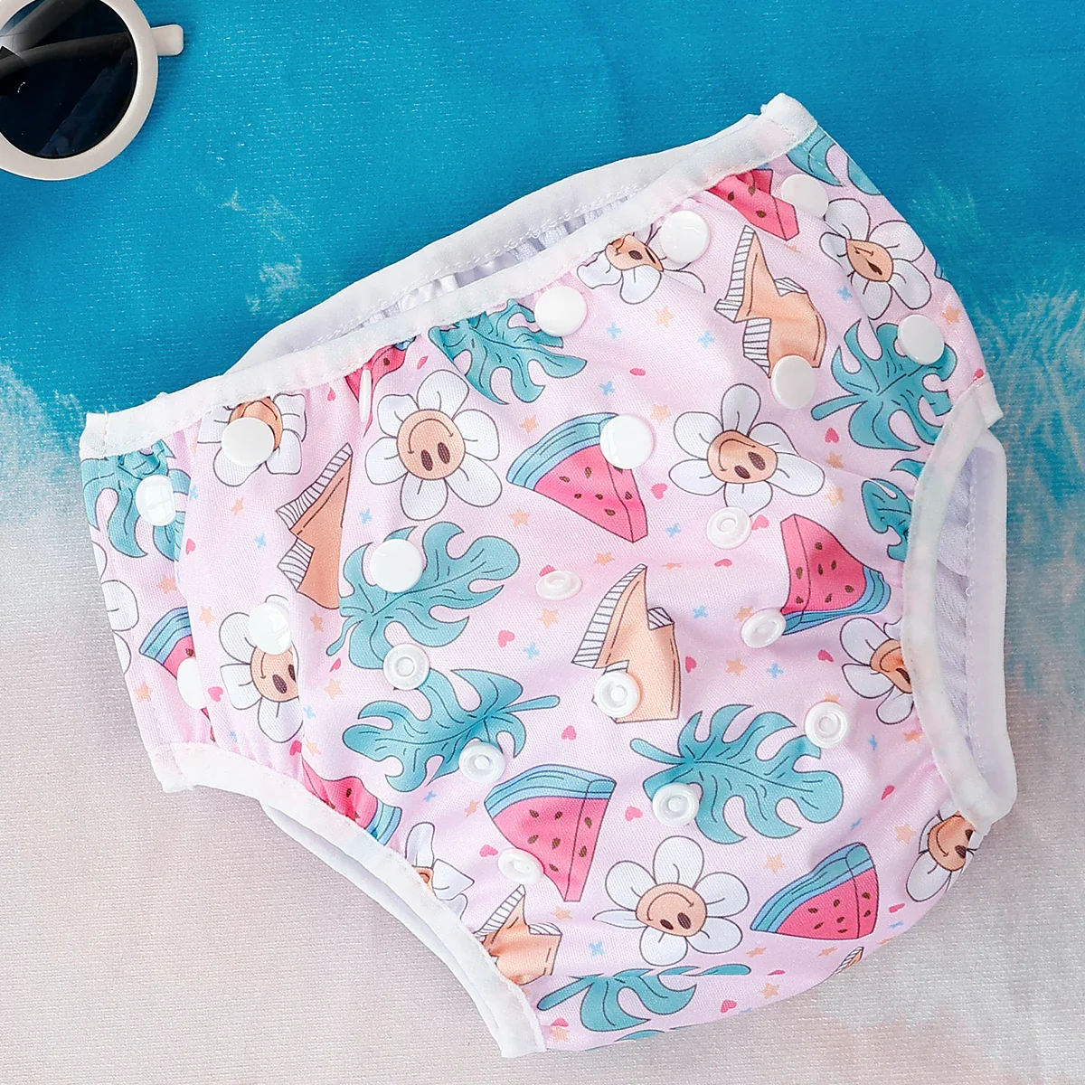 Baby Swim Diapers – Reusable Animal Prints - Image 14