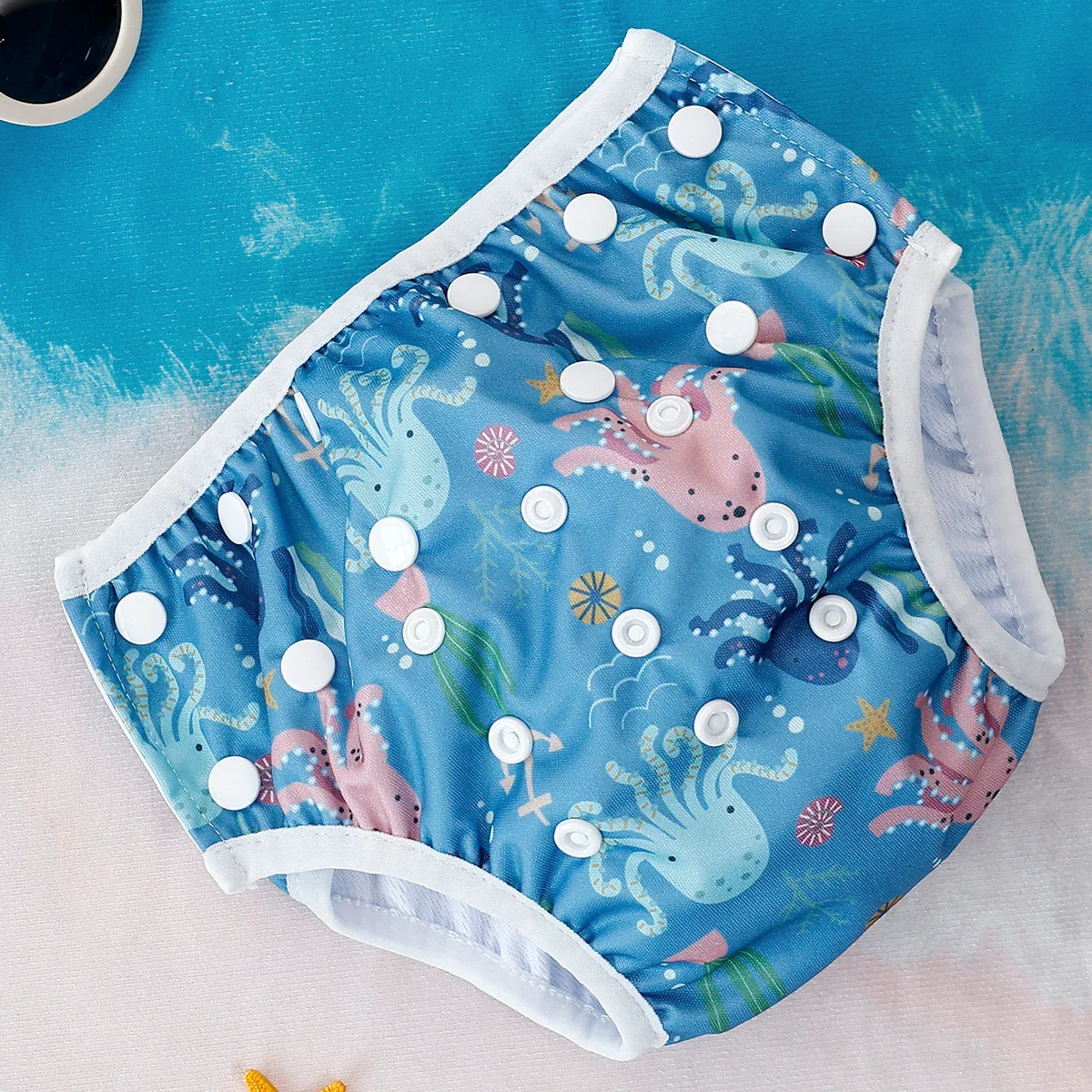 Baby Swim Diapers – Reusable Animal Prints - Image 15