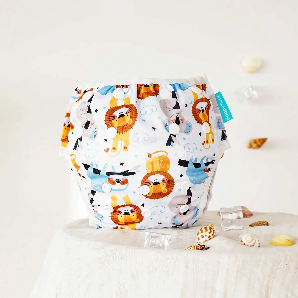 Baby Swim Diapers – Reusable Animal Prints - Image 6
