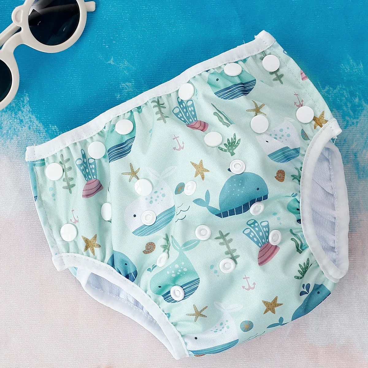 Baby Swim Diapers – Reusable Animal Prints - Image 7
