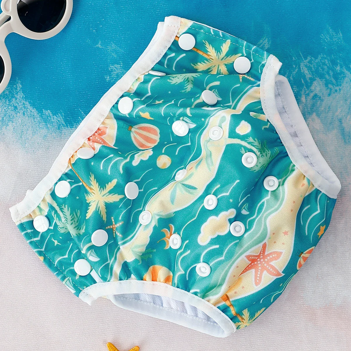 Baby Swim Diapers – Reusable Animal Prints - Image 8