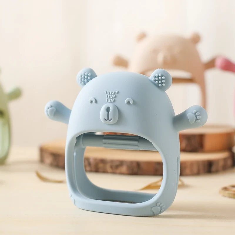 Baby Teether Glove – BPA-Free Silicone Gum Relief Toy