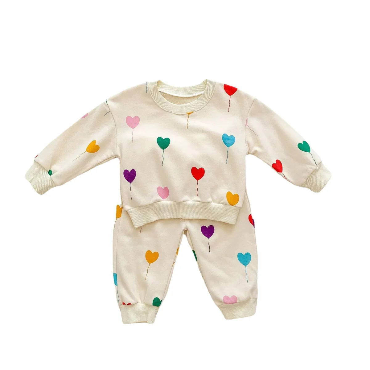 Baby Tracksuit Set Love Printing - Image 7