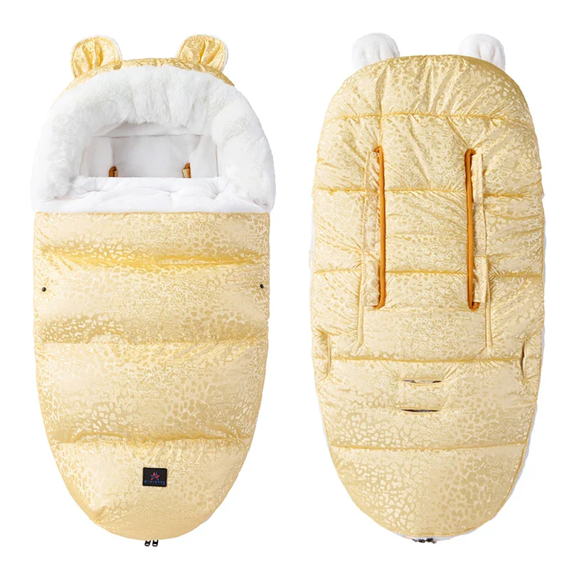 Baby Velvet Stroller Sleeping Bag – Anti-Kick Warmth - Image 13