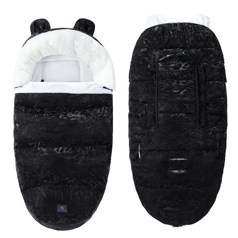 Baby Velvet Stroller Sleeping Bag – Anti-Kick Warmth - Image 8