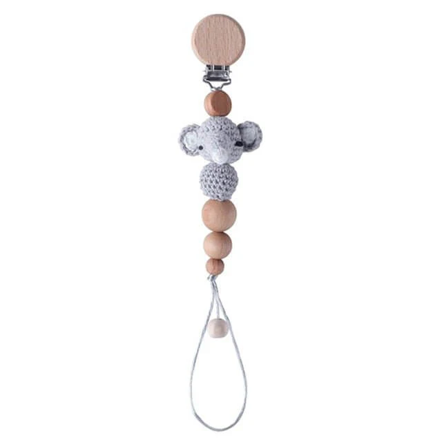 Baby Wood & Crochet Teething Chain - Image 11