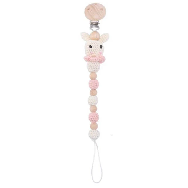 Baby Wood & Crochet Teething Chain - Image 13