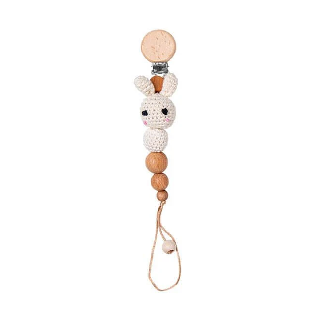 Baby Wood & Crochet Teething Chain - Image 19