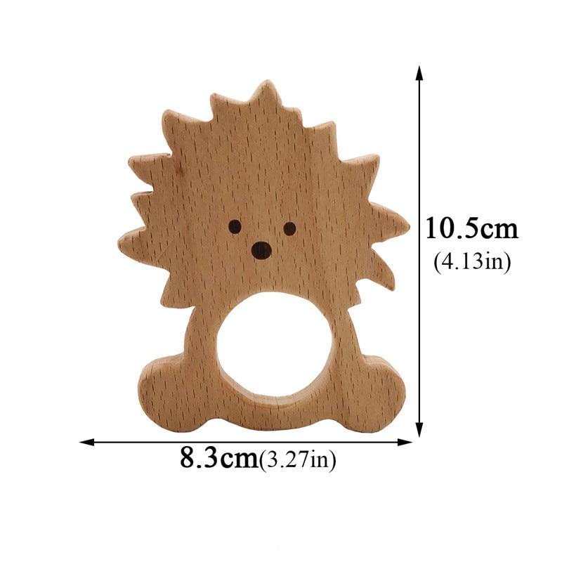 Baby Wooden Teether Cute Animals - Image 12