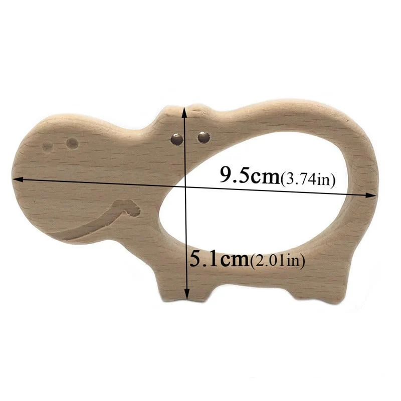 Baby Wooden Teether Cute Animals - Image 9