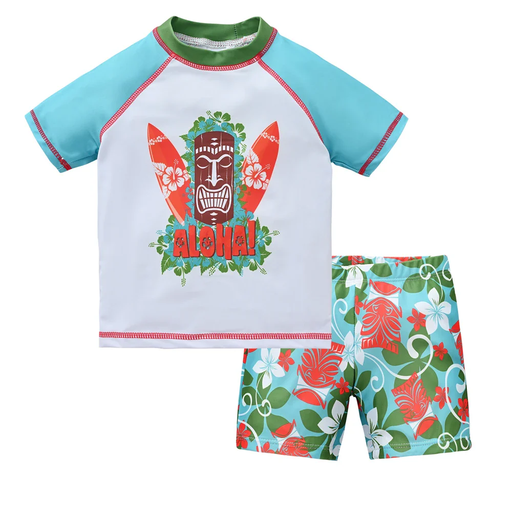 Boys 2-Piece Swimsuit Set – Cool Print 1–7 Years - Image 35