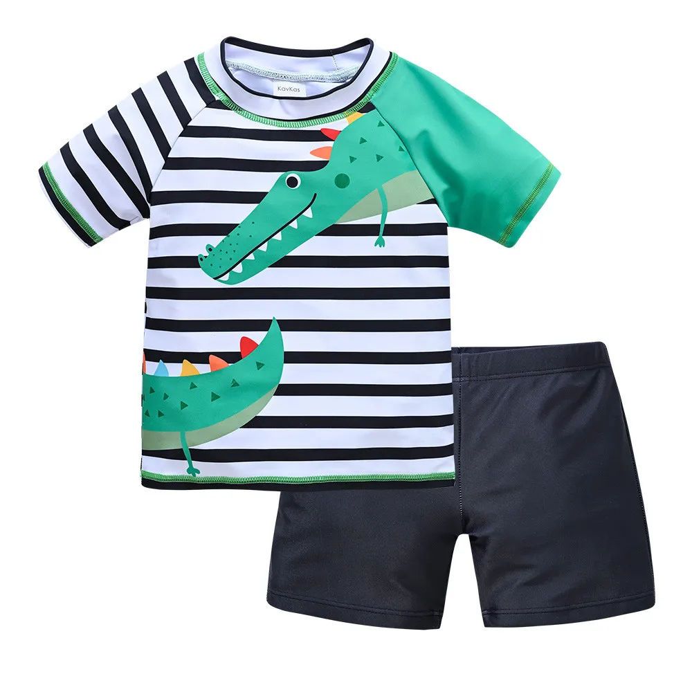 Boys 2-Piece Swimsuit Set – Cool Print 1–7 Years - Image 37
