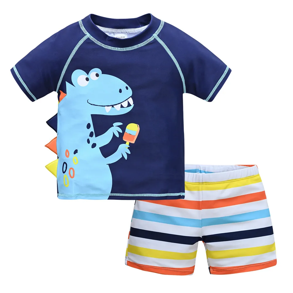 Boys 2-Piece Swimsuit Set – Cool Print 1–7 Years - Image 38