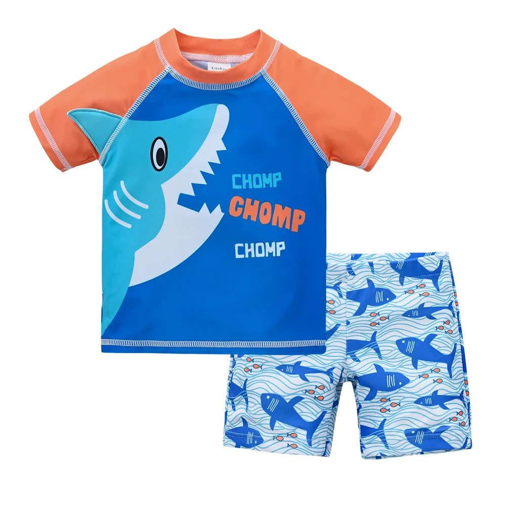 Boys 2-Piece Swimsuit Set – Cool Print 1–7 Years - Image 39