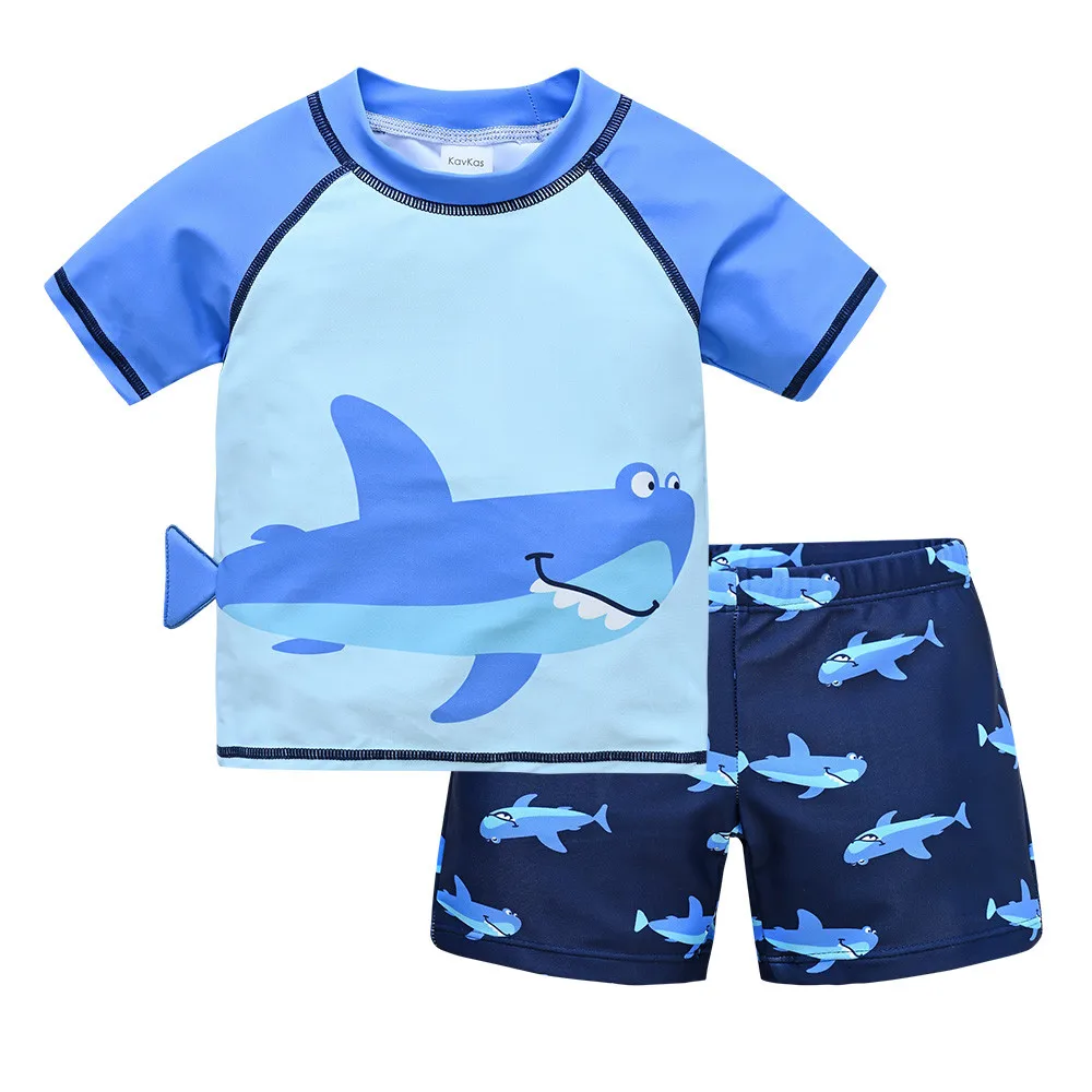 Boys 2-Piece Swimsuit Set – Cool Print 1–7 Years - Image 40
